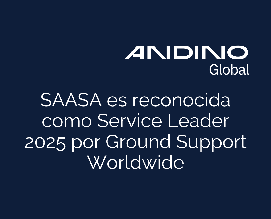 imagen de SAASA es reconocida como Service Leader 2025 por Ground Support Worldwide
