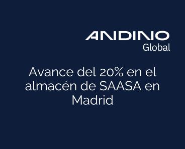 Avance del 20% en el almacén de SAASA en Madrid
