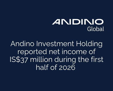 Andino Investment Holding reported net income of IS$37 million during the first half of 2026